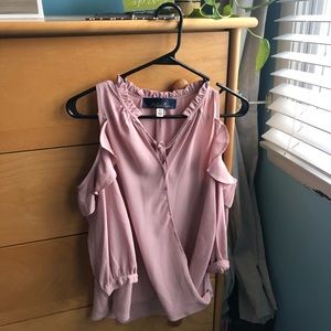 Pink blouse from Francescas, size xs